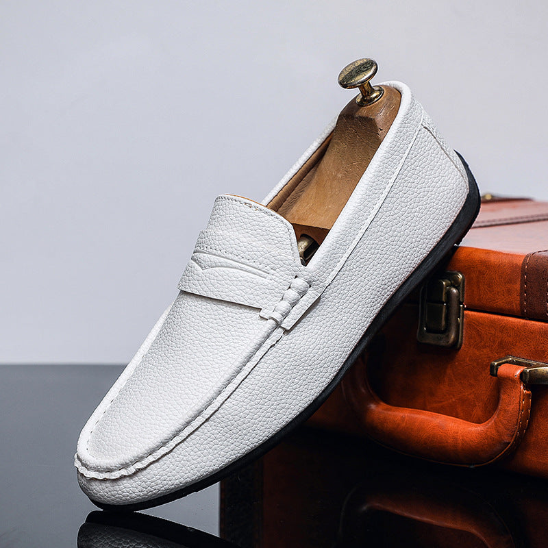 Men's Casual Leather Loafers - Soft Sole, Fashionable Design 3
