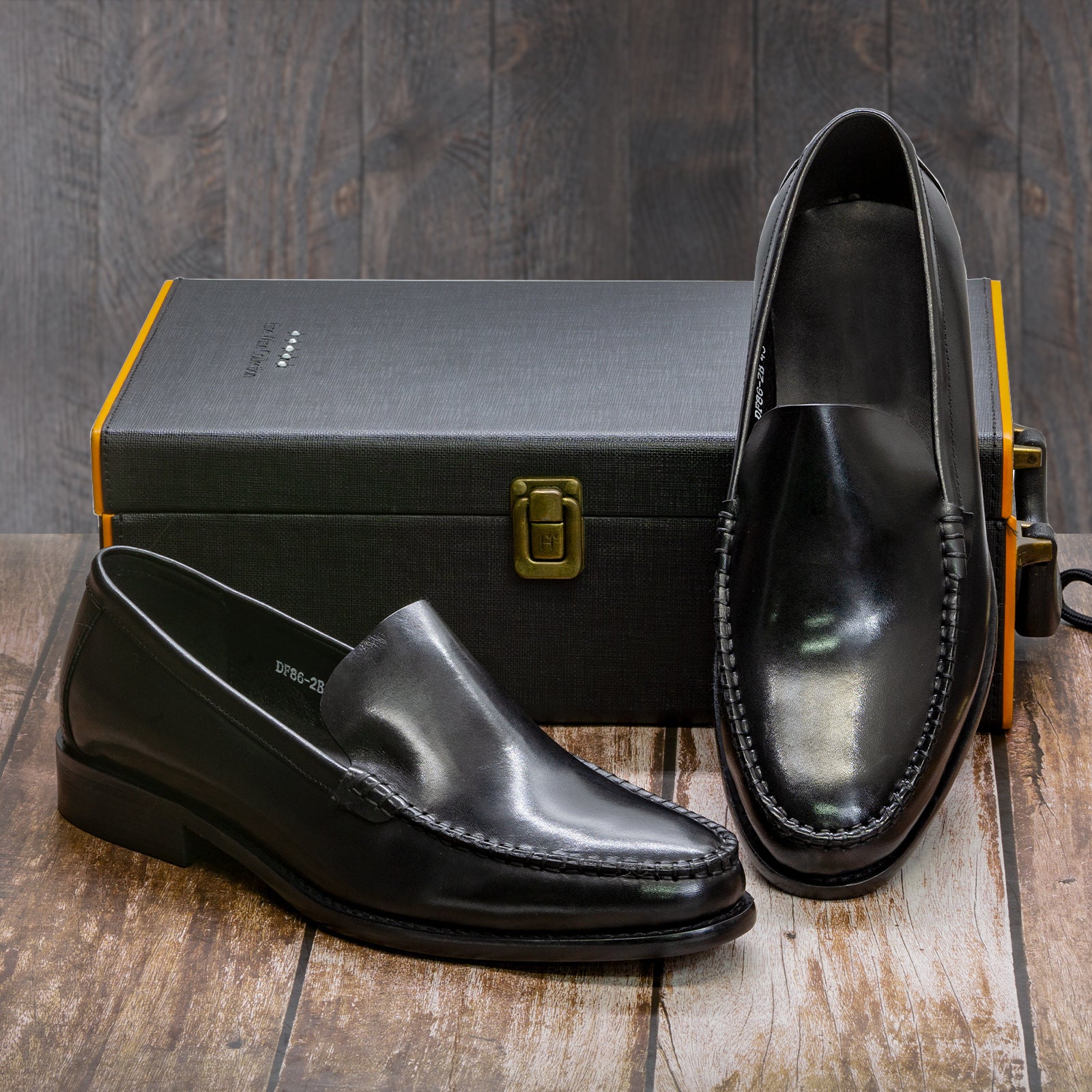 Men's Leather Shoes Leather Custom New Slip-on Leather Shoes Men Gentleman Business Casual Loafers Office Simplicity