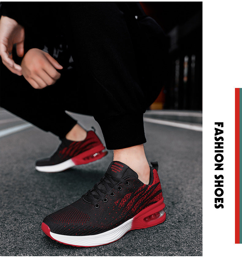 New casual fashion flyknit men's sneakers