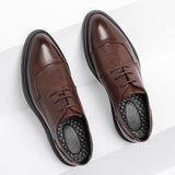 New men's pointed-toe leather shoes - korean style, trendy formal & business casual, plus size, brit