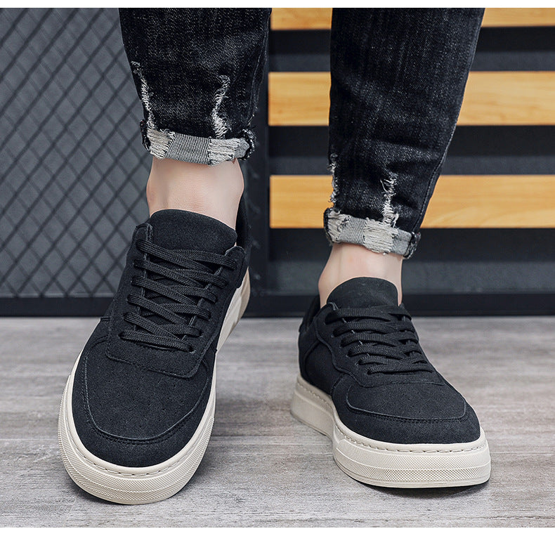 2026 spring new low-top men's sneakers - athletic casual shoes for young men, korean style fashion trendy student shoes