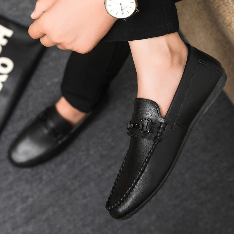 Spring social guy casual shoes trendy shoes beanie shoes men's lazy shoes slip-on men's shoes export 3