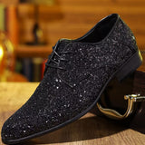 british style pointed leather shoes business casual shoes cross-border plus size