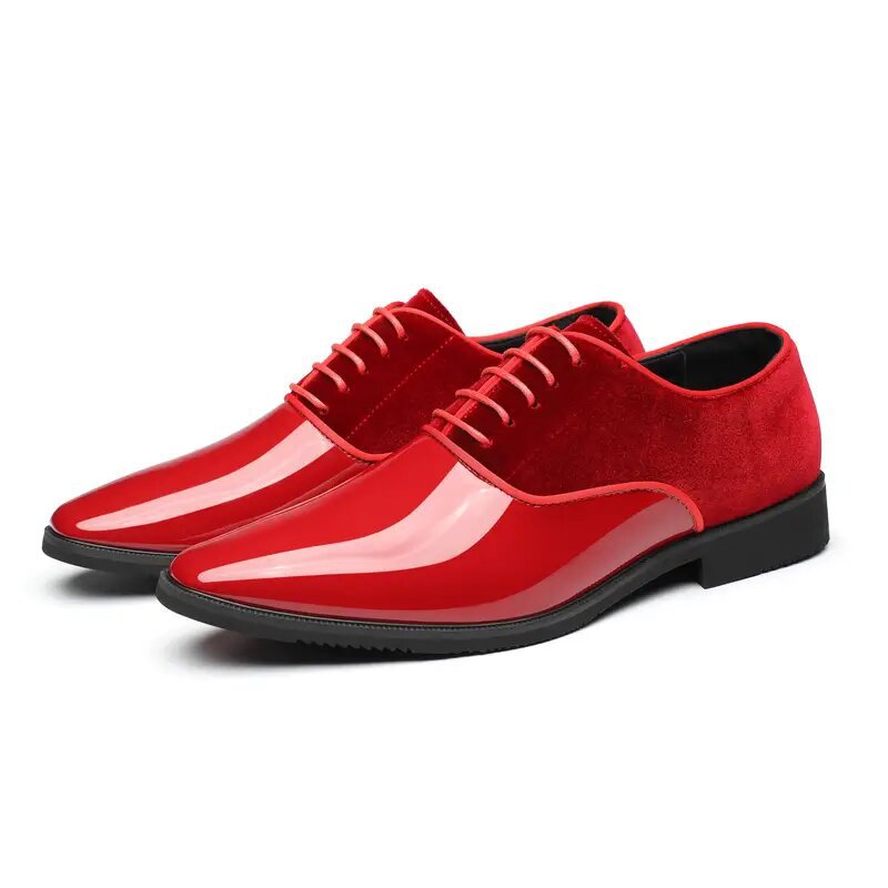 Men's formal business leather shoes - lightweight, trendy casual shoes - british style, versatile pa