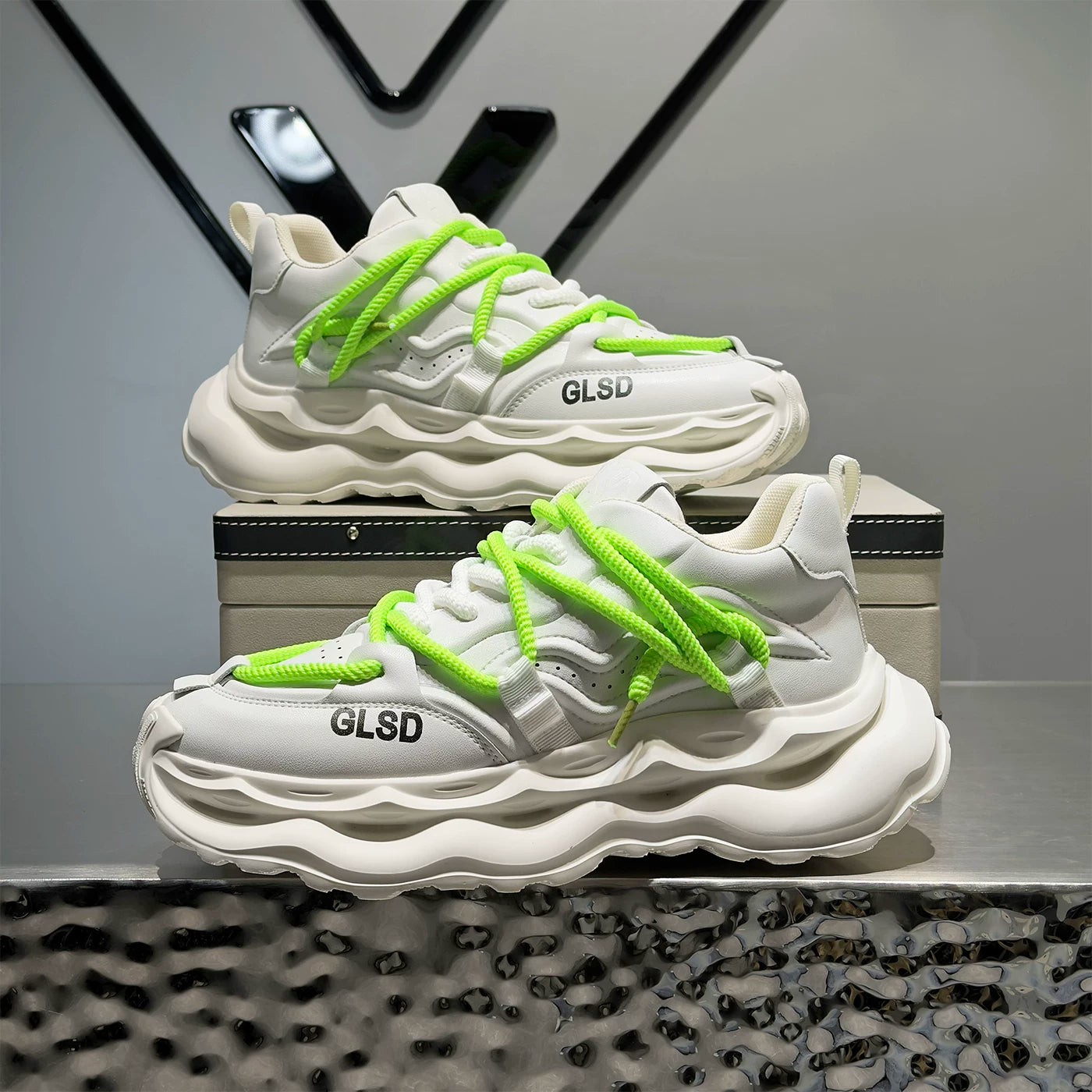Men's Platform Chunky Dad Sneakers 2026 Summer New