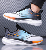Plus size men's lightweight running sneakers, 2025 new mesh breathable casual travel shoes, soft sole shock absorption athletic shoes