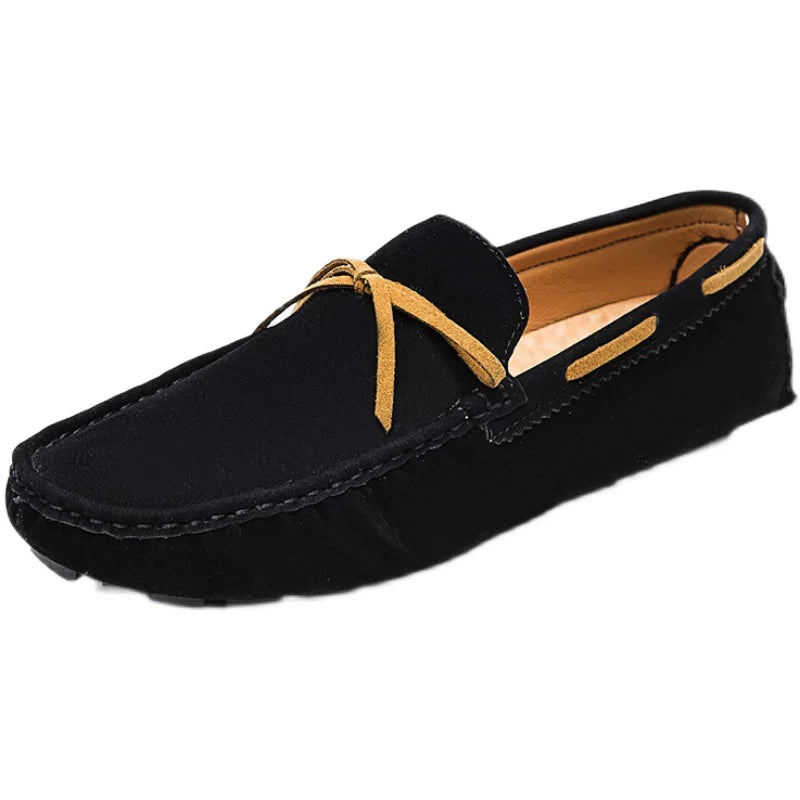 Men's Suede Loafers, Breathable