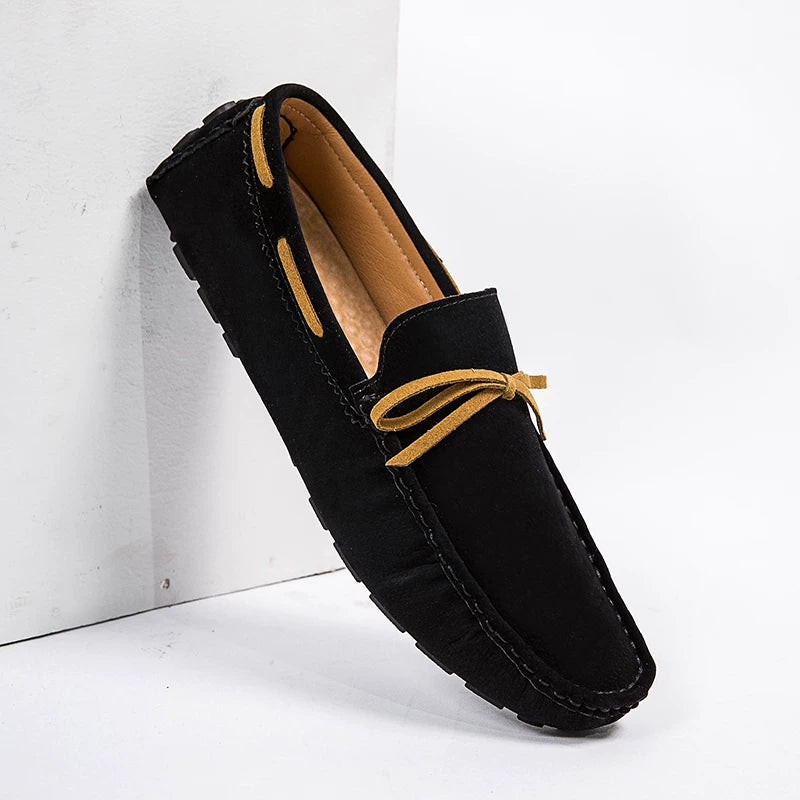 Men's Suede Loafers, Breathable
