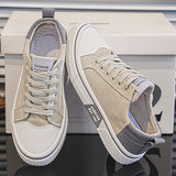 2026 spring/autumn canvas shoes: new breathable, versatile skate shoes for men - soft sole, casual, trendy, and stylish canvas sneakers