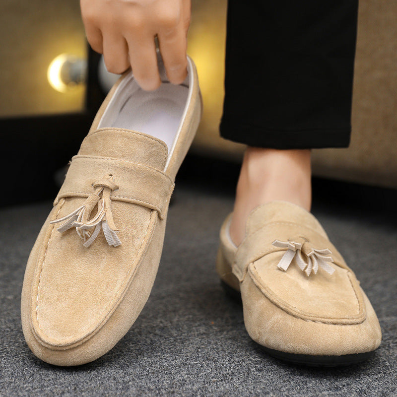 Spring autum social casual shoes trendy shoes beanie shoes men's lazy shoes loafers slip-on men's sh 4