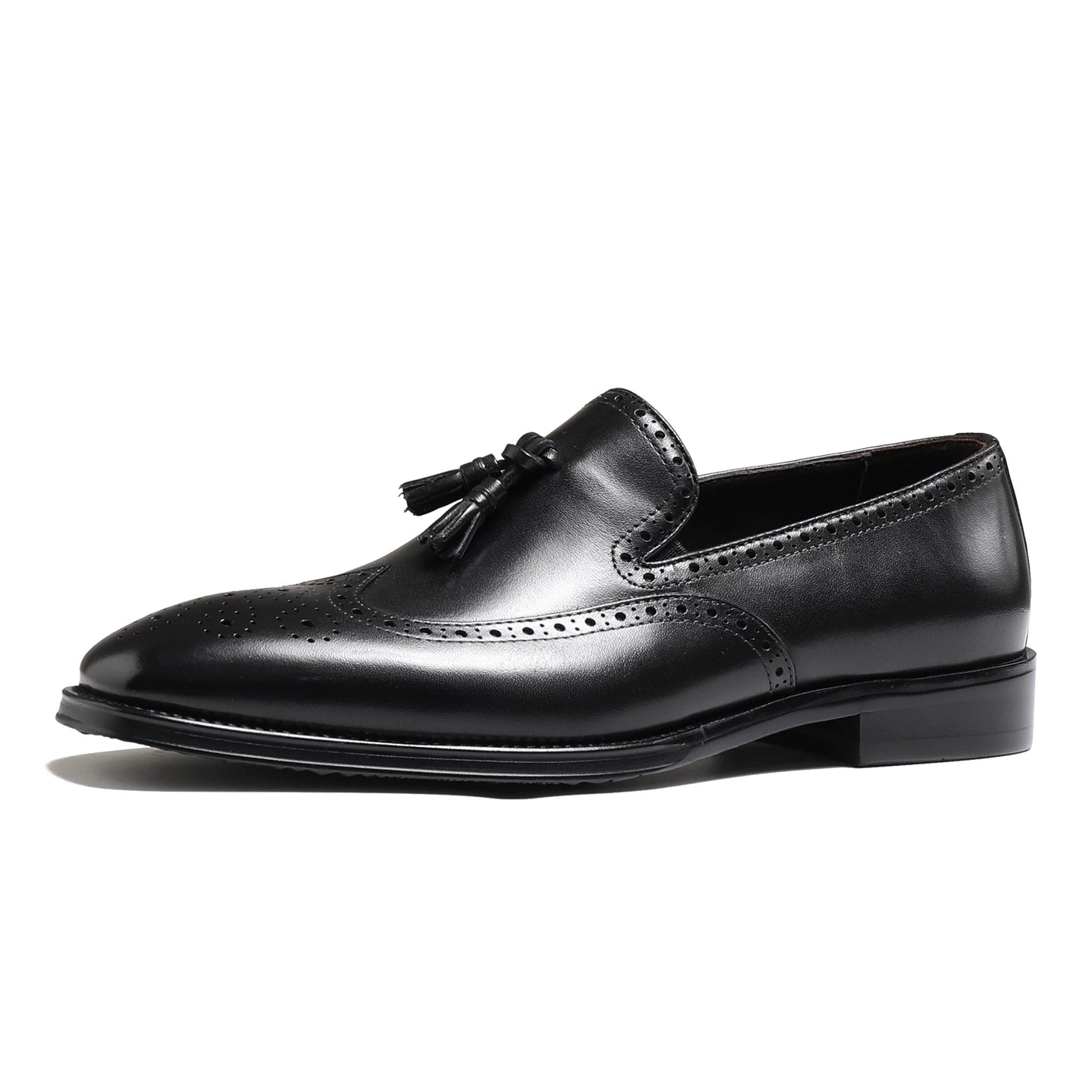 Men's Genuine Leather Loafers, Handmade, Slip-On
