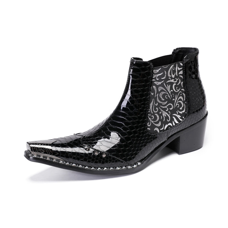 Men's Leather Chelsea Boots, British Style, Style 10