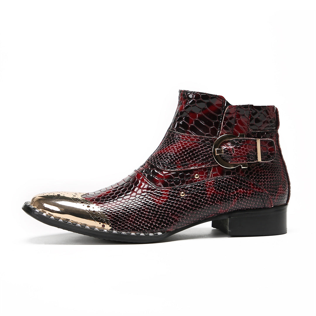 Men's Leather Chelsea Boots – Business, Handmade – Style 92
