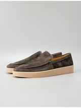 6509a-1 premium velvet loafers - cashmere slip-ons for men - handmade trendy shoes - business casual versatile leather shoes