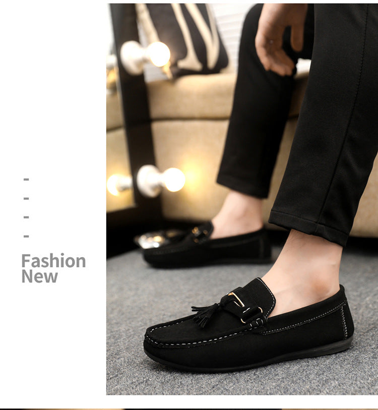 Spring autum social casual shoes trendy shoes beanie shoes men's lazy shoes loafers slip-on men's sh 14