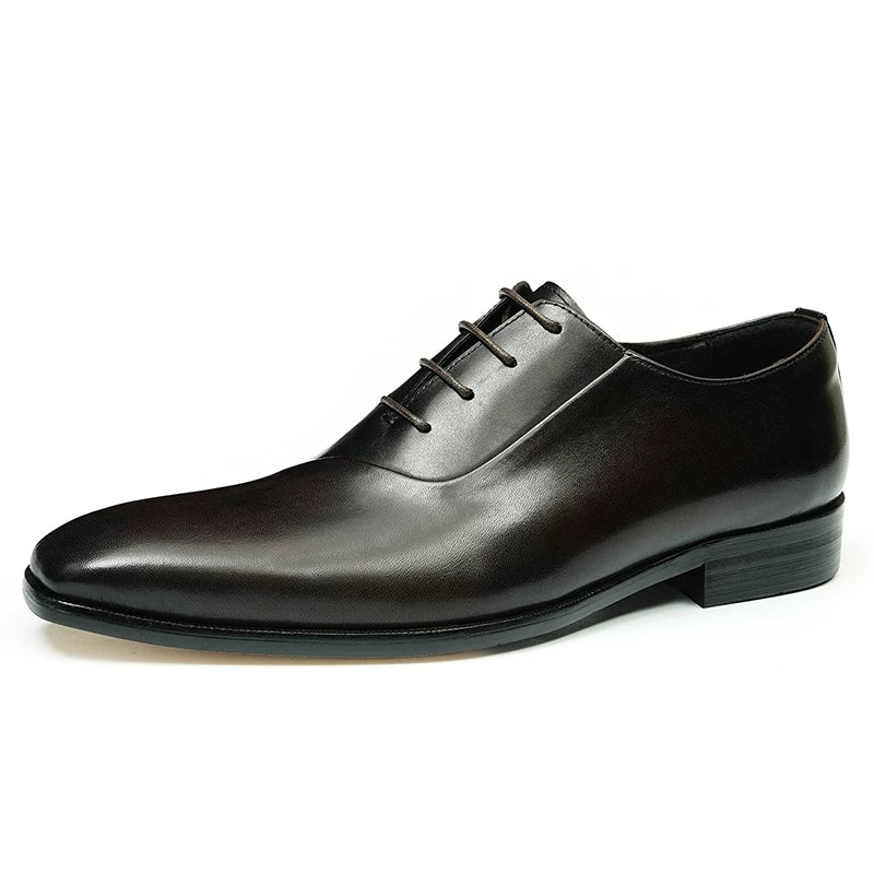 Men's Genuine Leather Oxford Shoes, British Style, Business