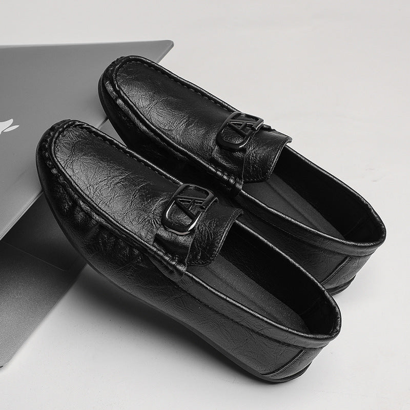 Men's Casual Leather Loafers - Soft and Breathable 3