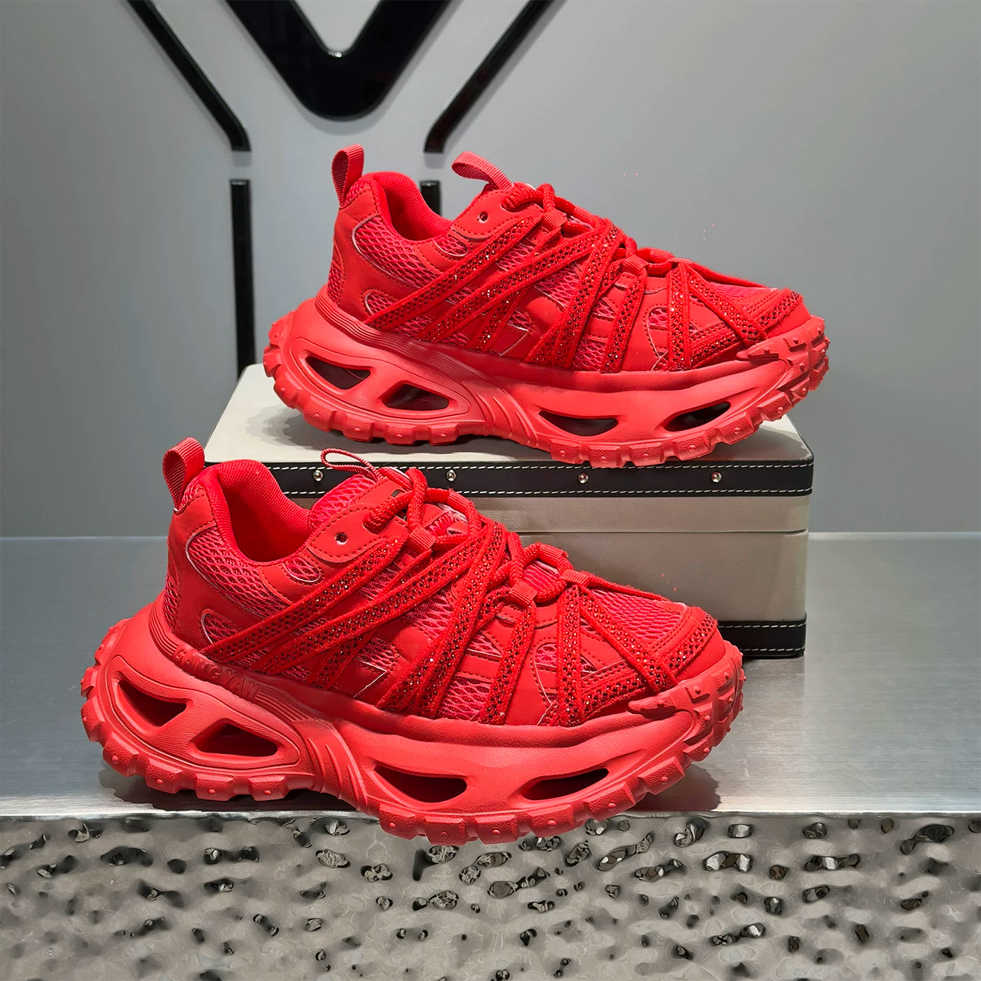 Men's Platform Trendy Chunky Dad Sneakers 2026 Summer New