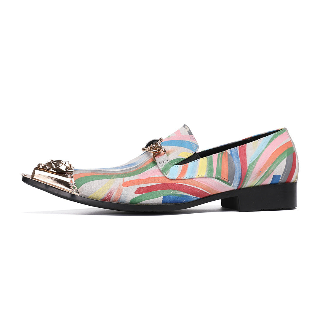 Men's Leather Shoes – Platform, Retro