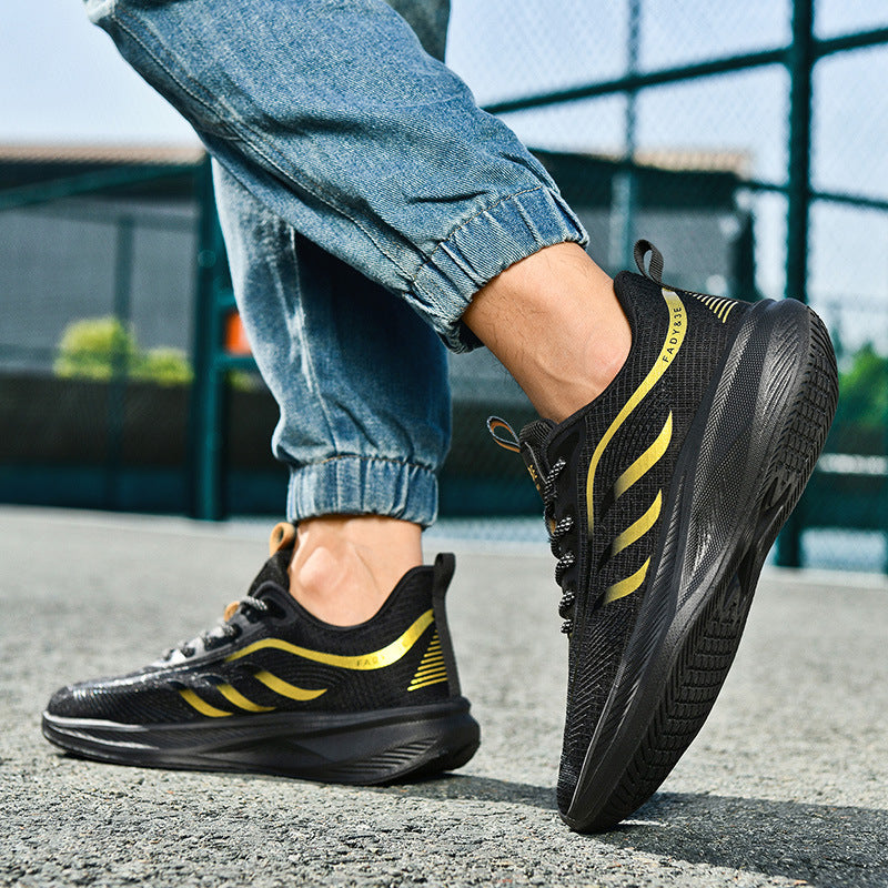 2026 men's running shoes - summer brand, durable soft sole, shock absorption, professional morning jogging shoes