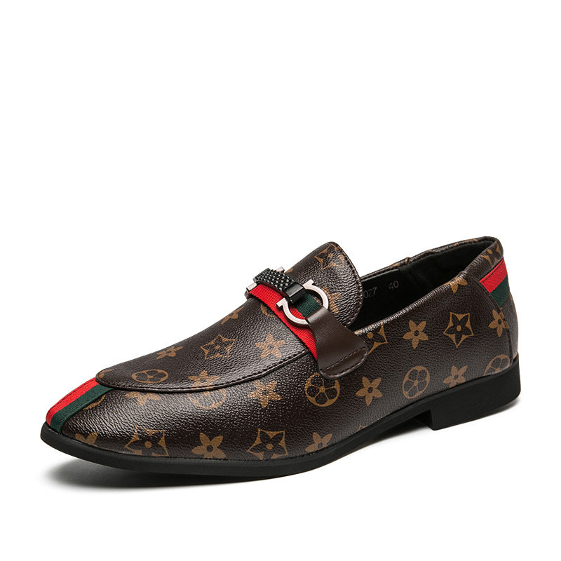 European station tide brand bean shoes 2021 new men's casual shoes plus size one pedal trend men's shoes in summer