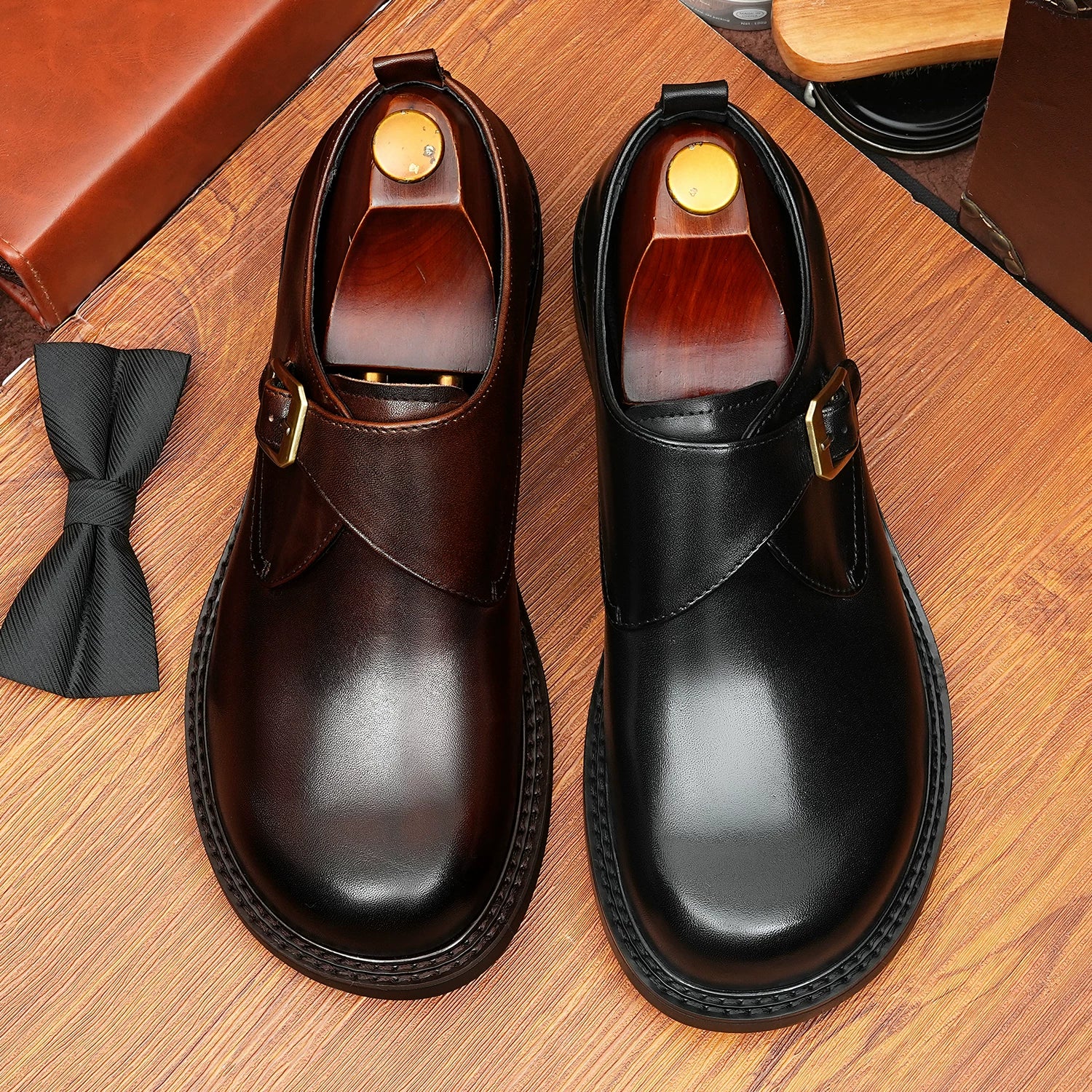 Men's Wedding Shoes, Round Toe, Business