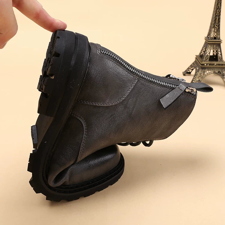 Men's Martin Boots, Height Increasing, British Style