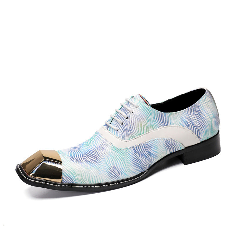 Men's Shoes 2023 Summer New Korean Style Casual Leather Shoes Soft Sole Cowhide Trendy Brand British Business Formal Fashion Shoes