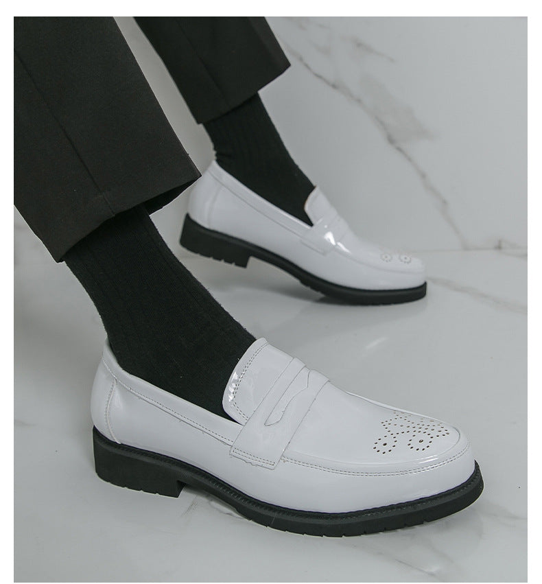 2026 spring new men's casual formal leather shoes business british brogue casual flats wedding shoes 17
