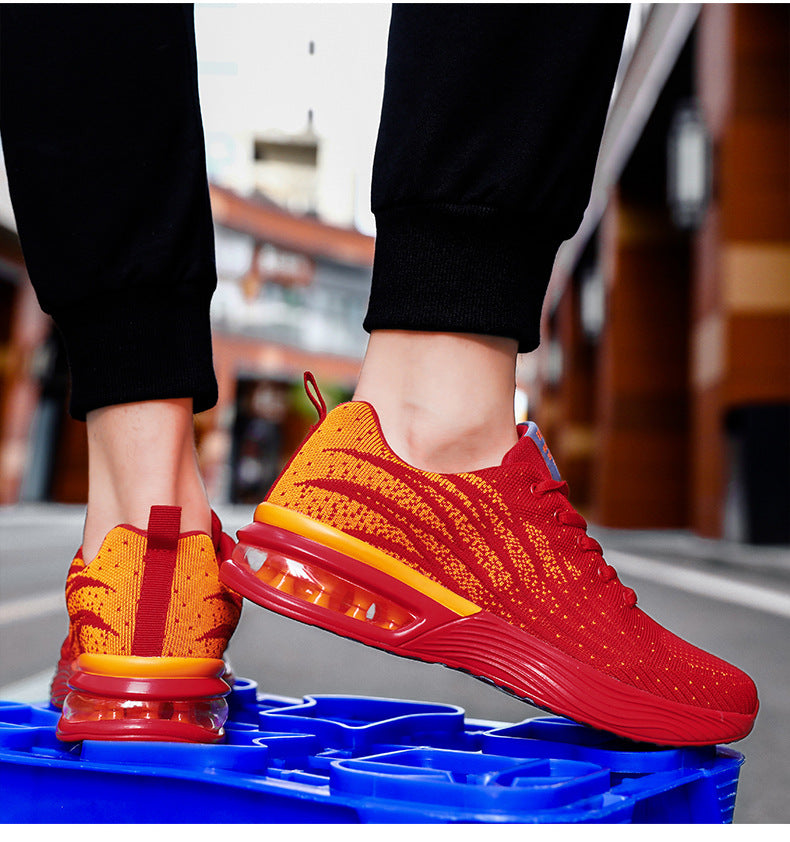 New casual fashion flyknit men's sneakers