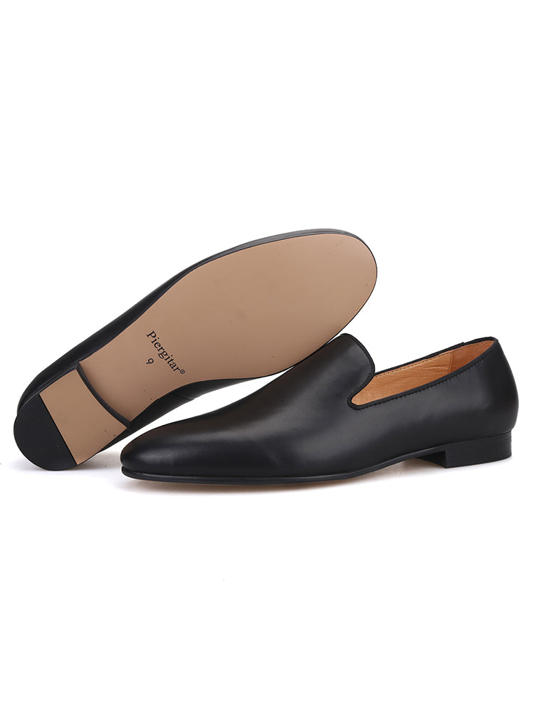 European and American style party classic men's moccasin moccasins, genuine leather slip-on loafers, trendy hairstylist exclusive