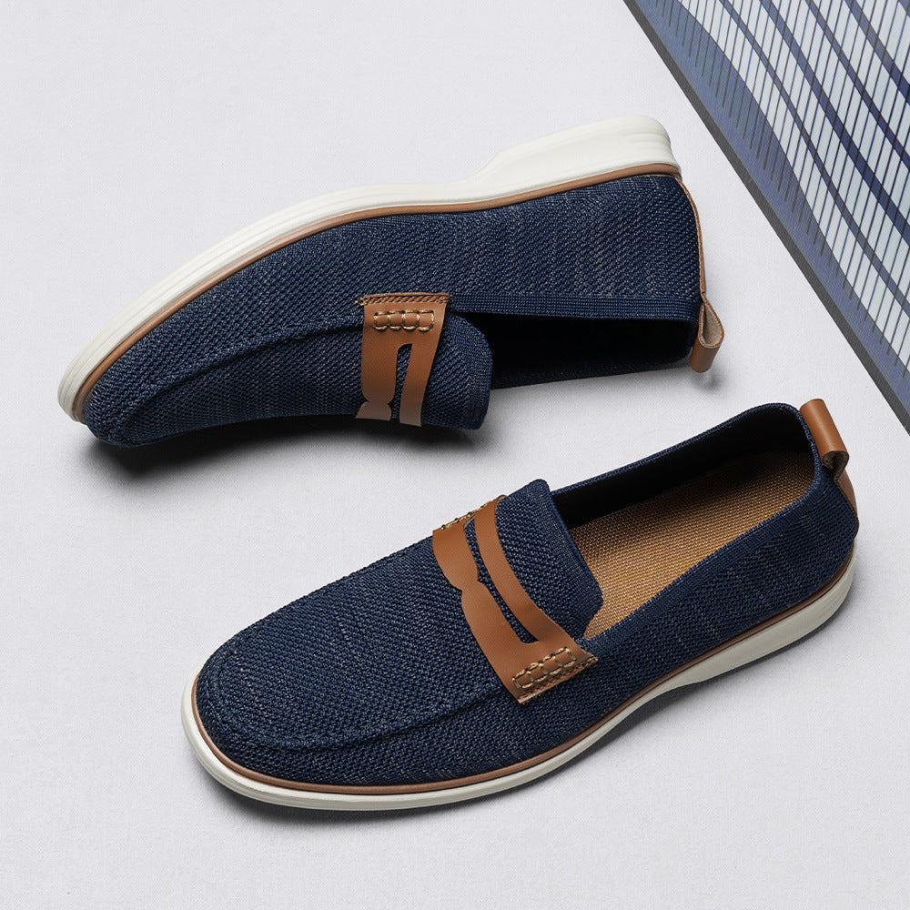 Men's Leather Loafers - Comfortable Non-Slip Business Shoes 2
