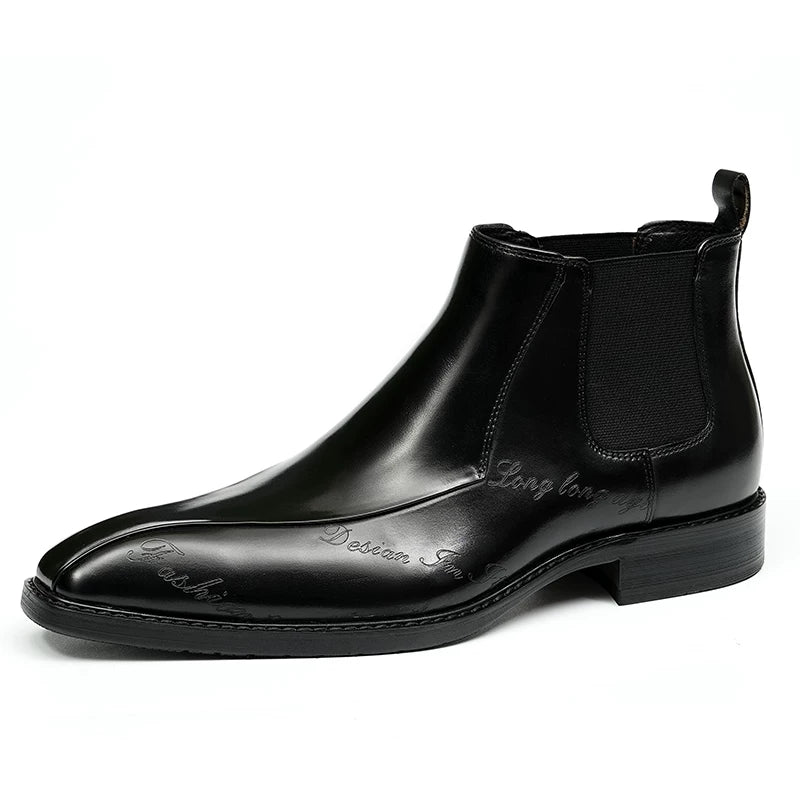 Men's Genuine Leather Martin Boots, British Style