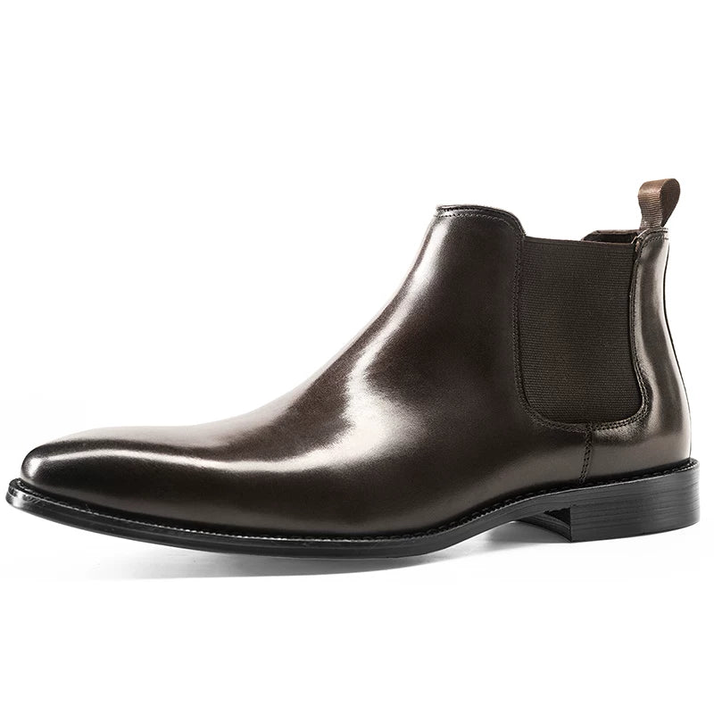 Men's Genuine Leather Martin Boots, British Style