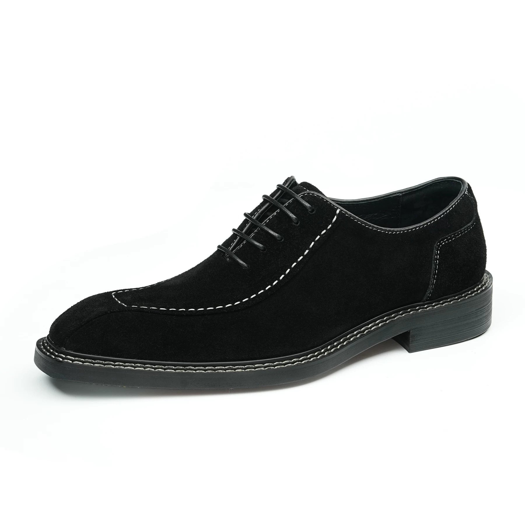 Men's Genuine Leather Oxford Shoes, Suede, Business