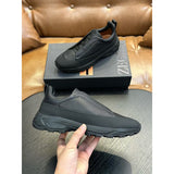 Cross-border zz men's suede casual shoes outdoor sports shoes cross elastic band thick sole light sole low ankle shoes men
