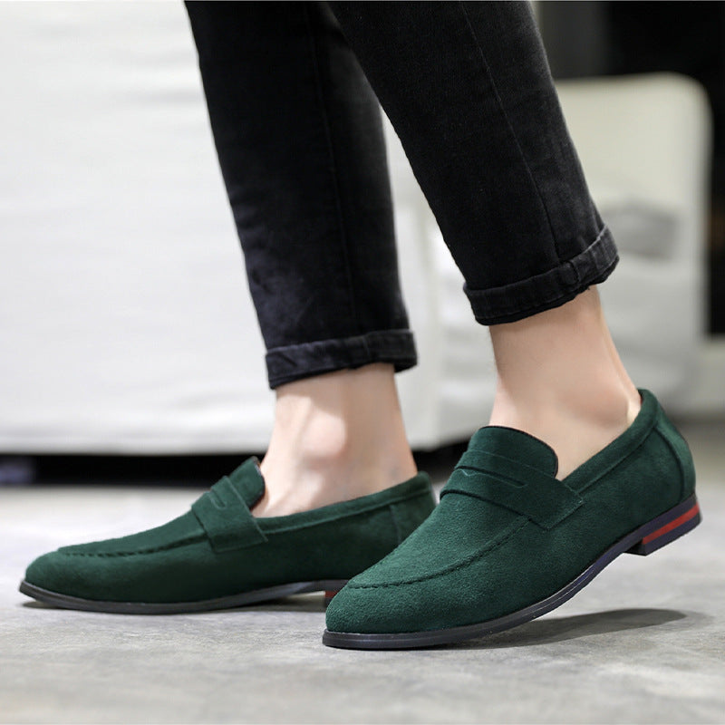 206-2 Solid color loafers British versatile loafers one-pedal casual beanie shoes cross-border 4