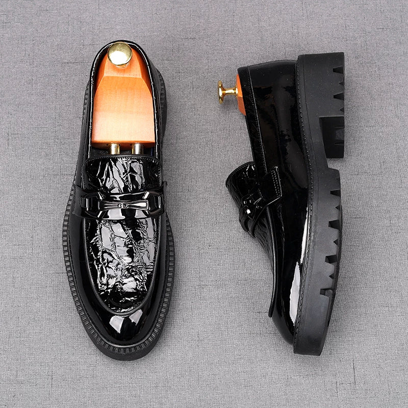 Men's Loafers, Height Increasing, Thick Sole