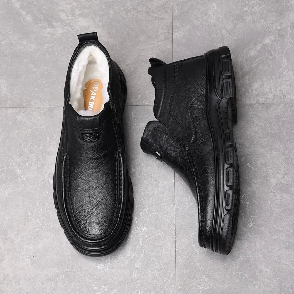 Men's Leather Shoes, Soft Sole