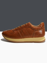 Grandmaster brown european station men's shoes autumretrocasual shoes thick sole british style classyeasiest for match genuine leather agar shoes