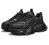 Men's shoes 2026 spring new fashion chunky sole dad shoes men's breathable lightweight running sports casual trendy shoes