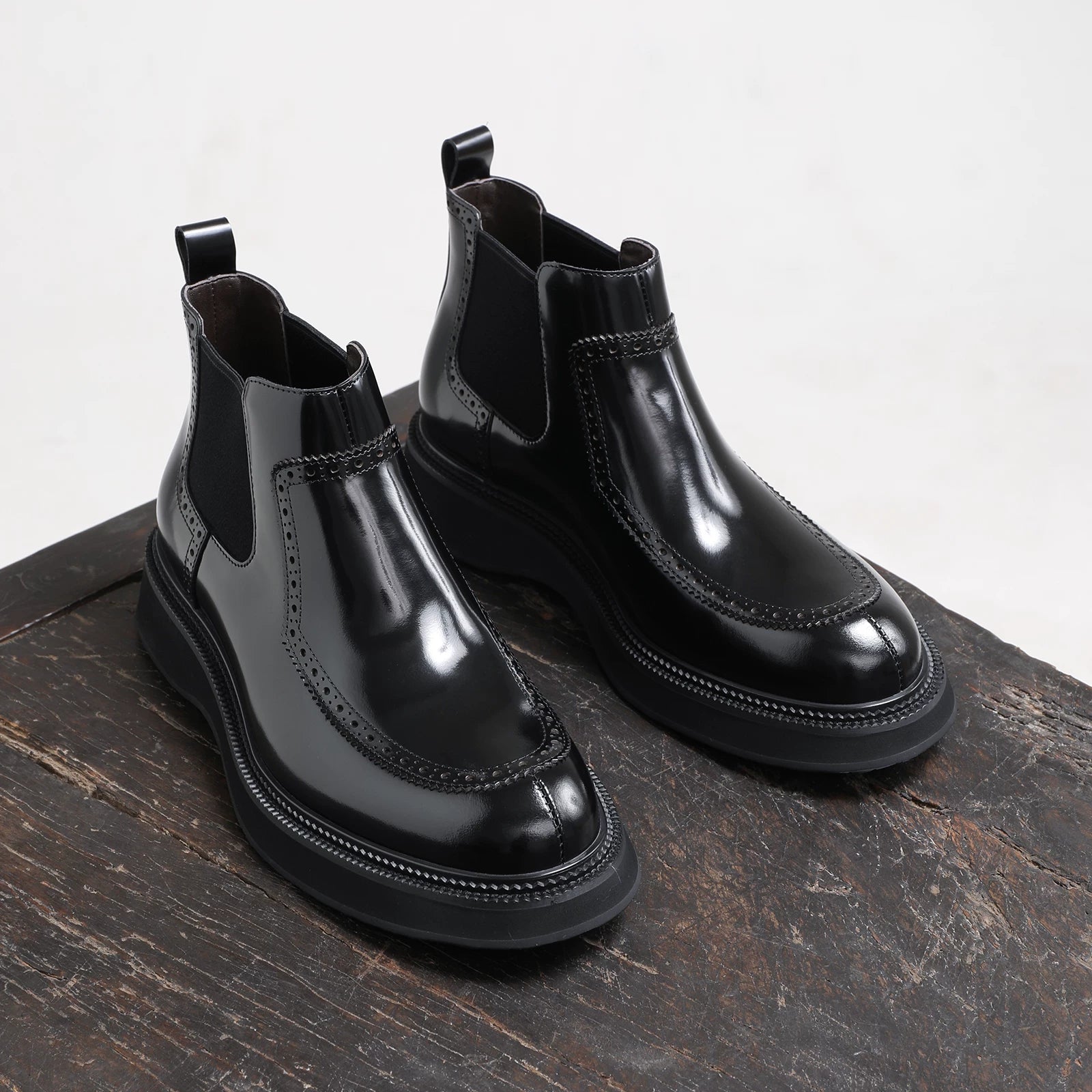 Men's Genuine Leather Martin Boots, Handmade, British Style