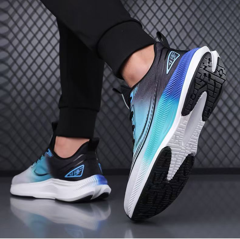 Spring men's fishnet breathable fashion outdoor trendy lightweight versatile running sports shoes - direct from the manufacturer