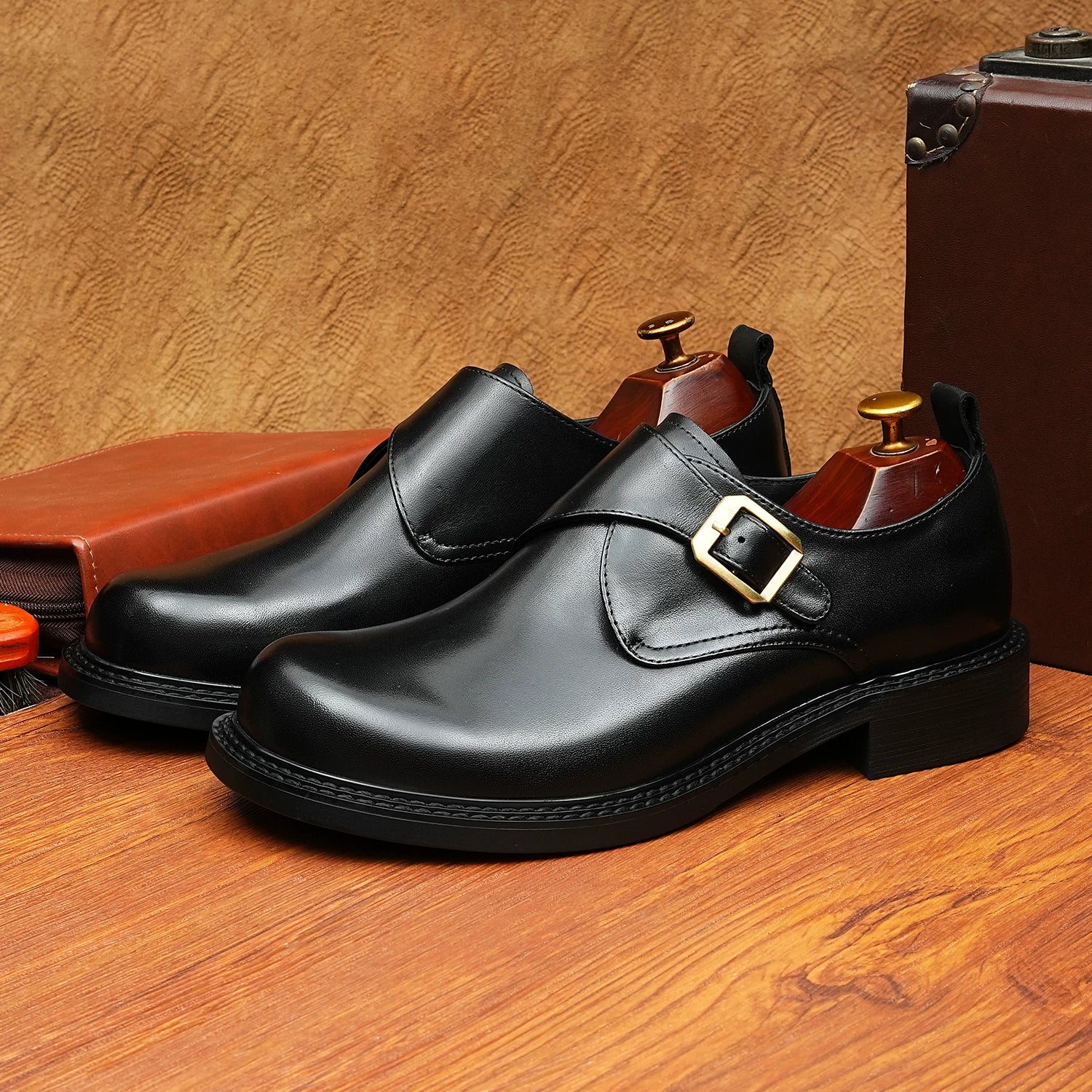 Men's Wedding Shoes, Round Toe, Business