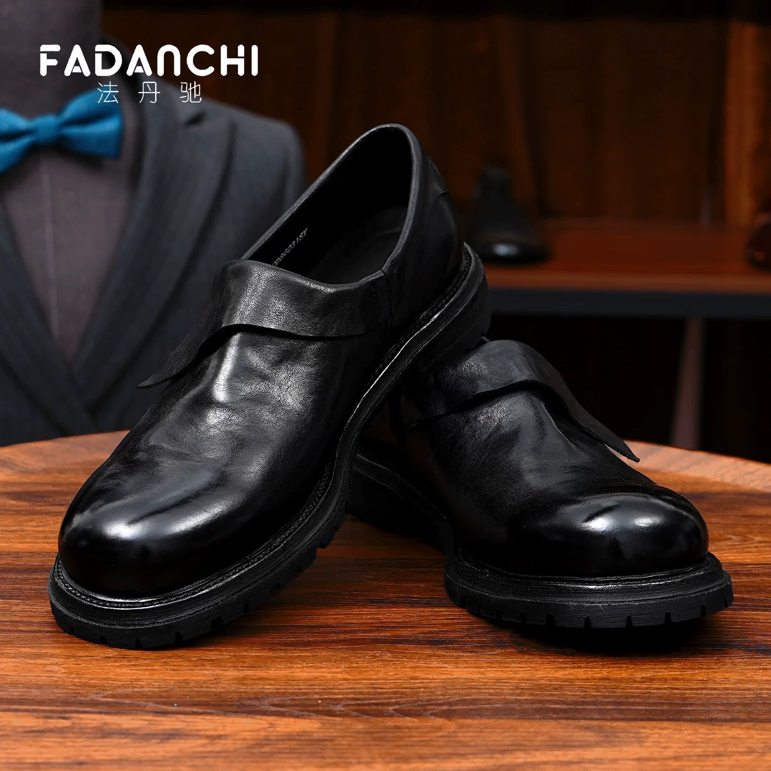 Men's Genuine Leather Leather Shoes, Handmade, Business