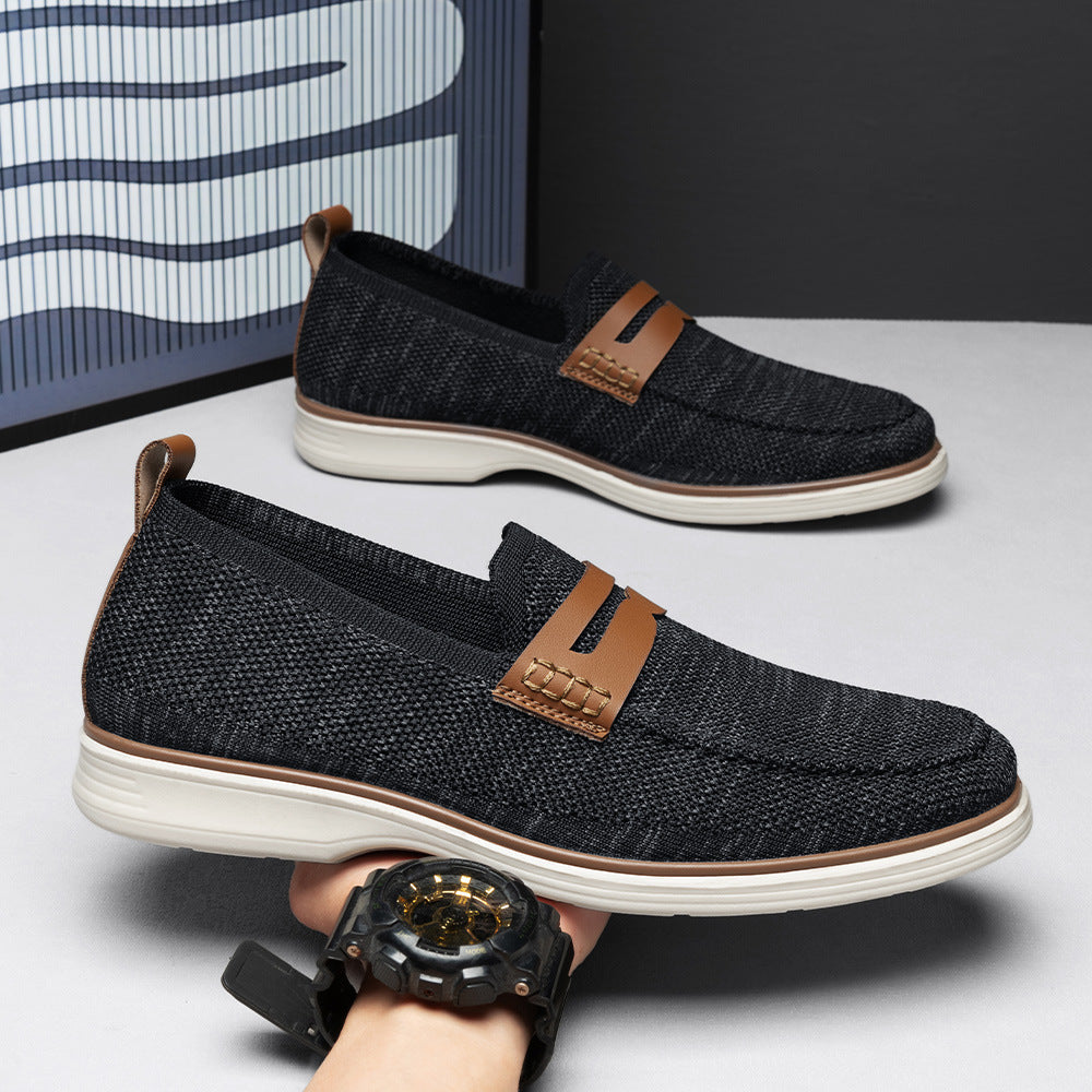 Men's Leather Loafers - Comfortable Non-Slip Business Shoes 3