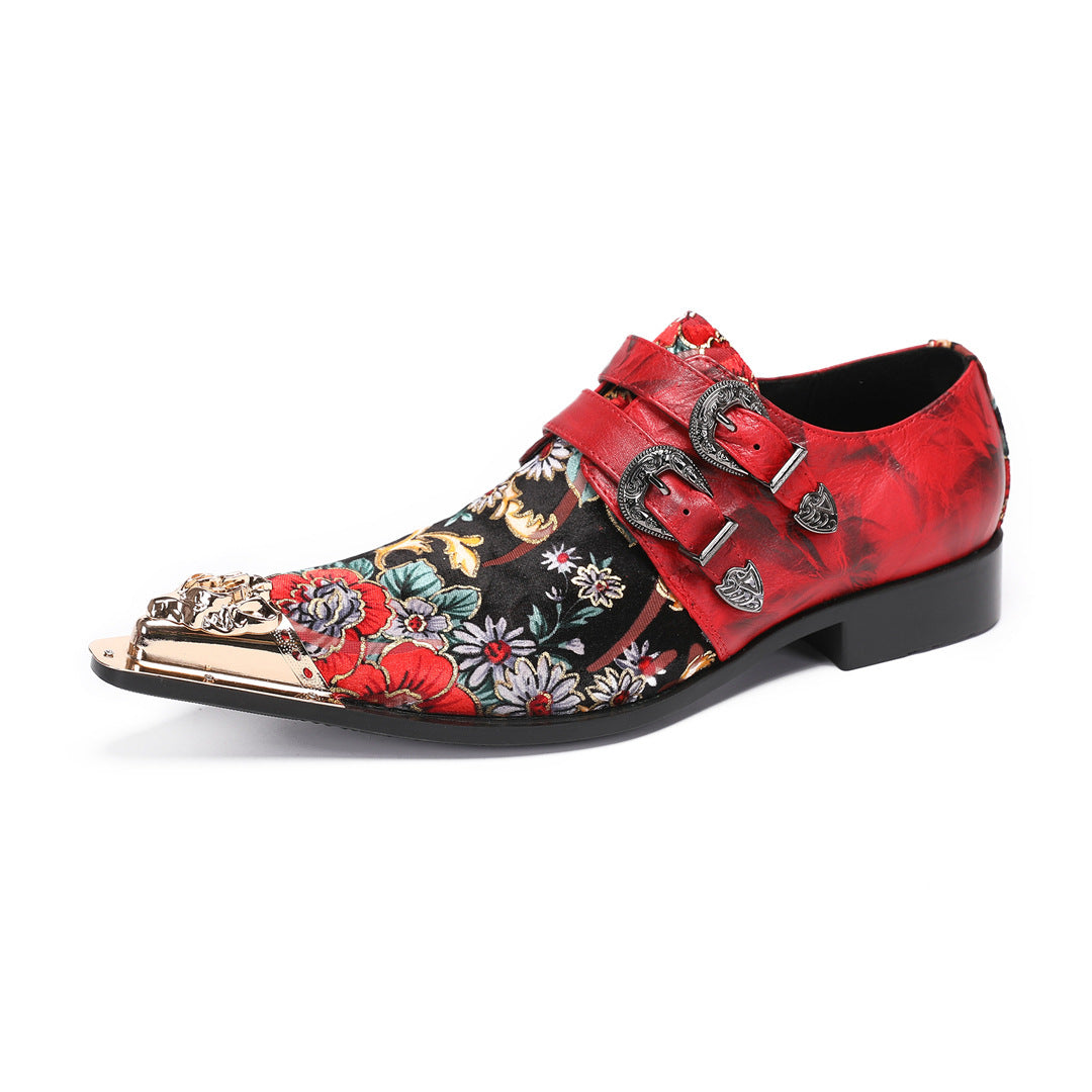 Men's Leather Formal Shoes – Retro, British Style – Style 591
