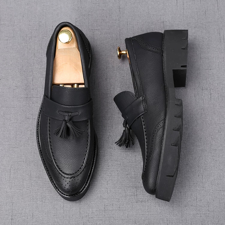 Men's Loafers, Height Increasing, Thick Sole