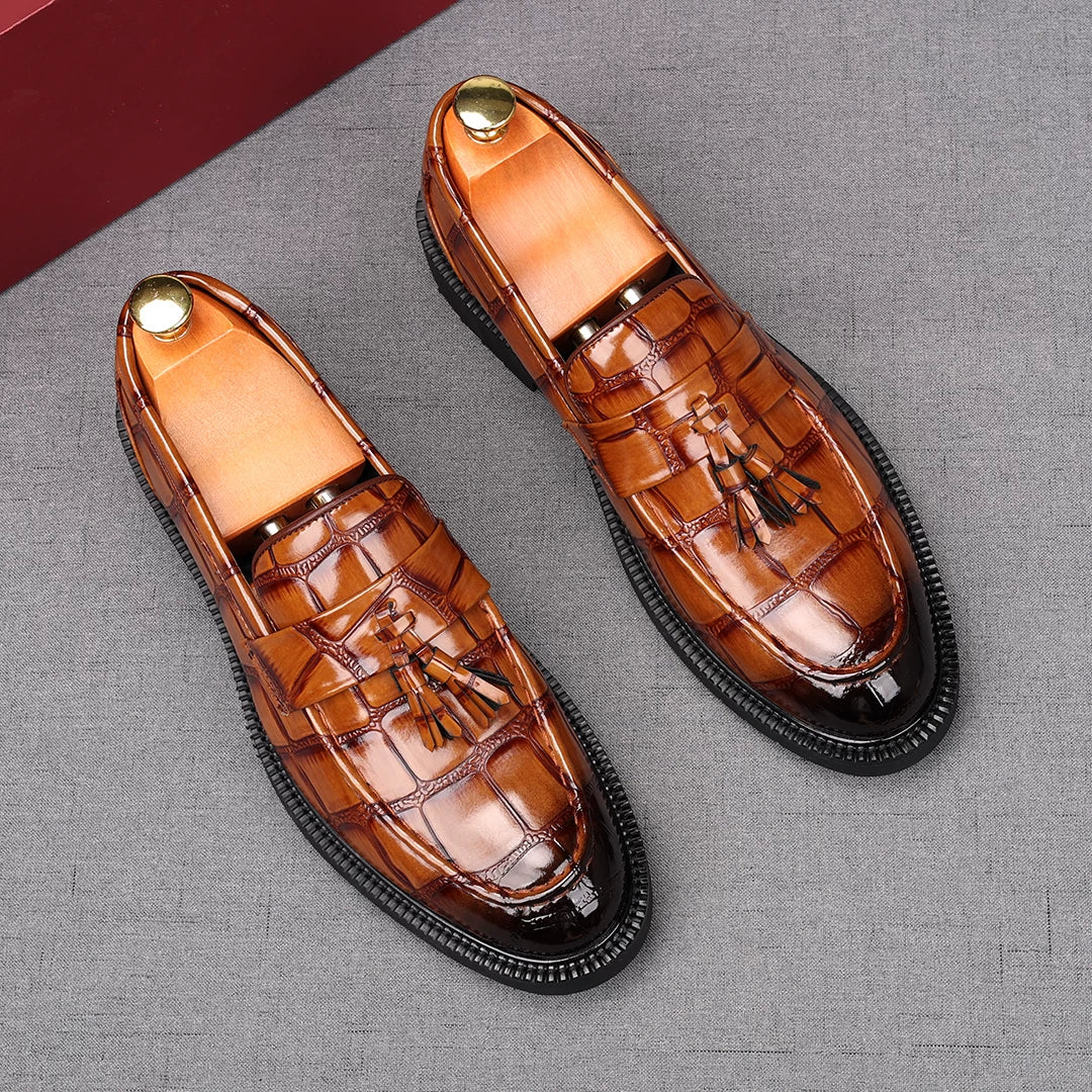 Men's Loafers, Height Increasing, Slip-On