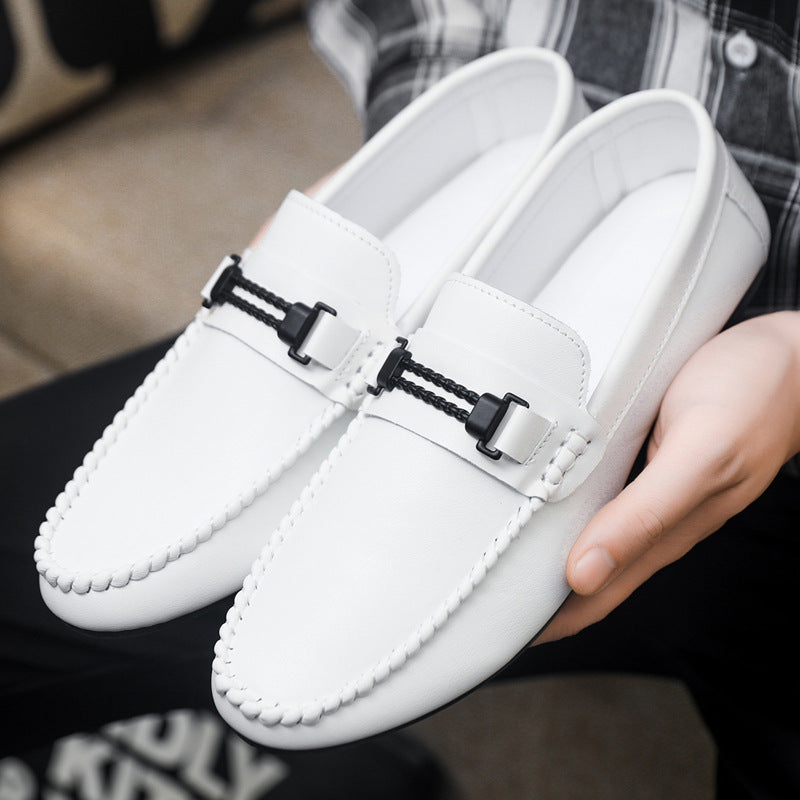 Spring summer social guy casual shoes trendy shoes bean shoes men's lazy shoes slip-on men's shoes e 2
